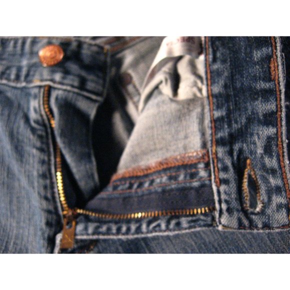 Eddie Bauer Womans Jeans 8R Blue Denim Classic Pacific Wash Bootcut Stretch - Picture 6 of 11